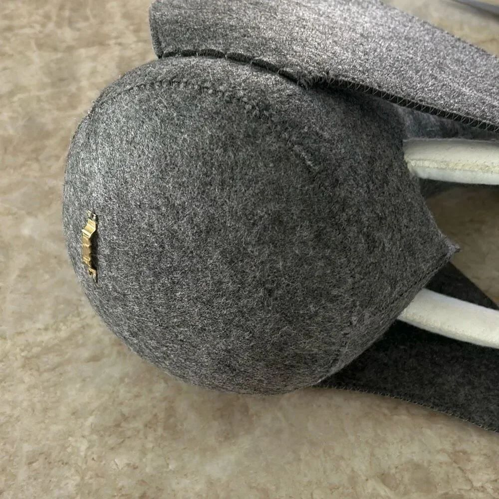 Gray Felt Elephant - Picture 5 of 5